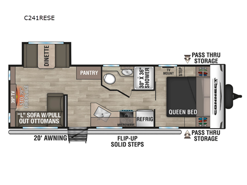 Connect SE C241RESE Floorplan