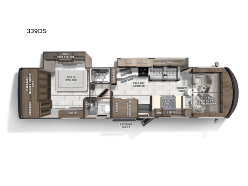 Sportscoach SRS 339DS Floorplan Image