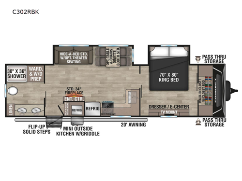 Connect C302RBK Floorplan
