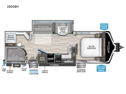 Imagine 2800BH Floorplan