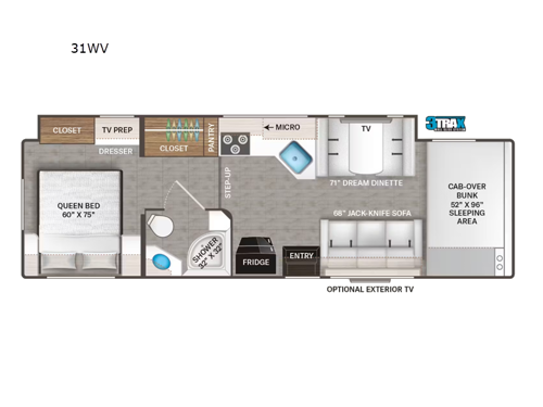 Chateau 31WV Floorplan