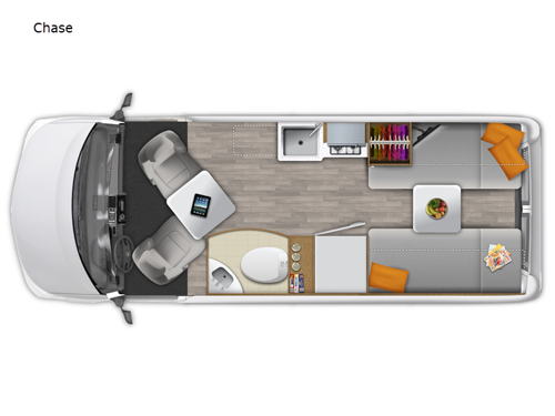 Roadtrek Chase Floorplan