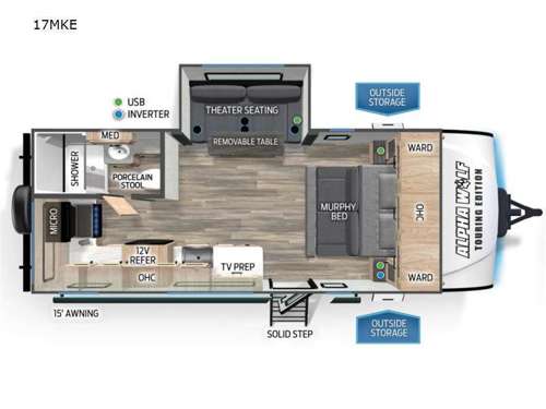 Alpha Wolf Touring Edition 17MKE Floorplan