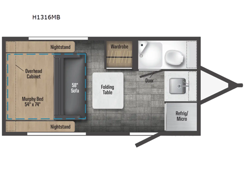 Hike 100 H1316MB Floorplan Image