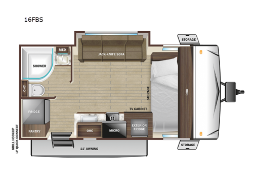 Range Lite Air 16FBS Floorplan Image