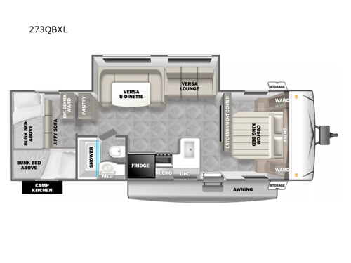 Salem Cruise Lite 273QBXL Floorplan