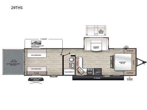 Catalina Trail Blazer 29THS Floorplan