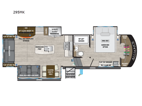 Paradigm 295MK Floorplan