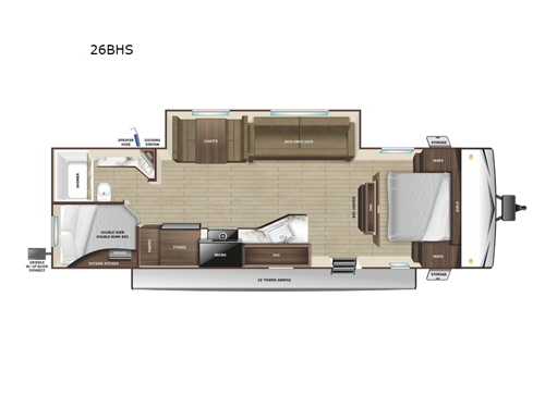 Autumn Ridge 26BHS Floorplan