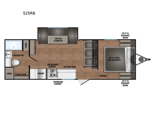 i-5 Edition 525RB Floorplan