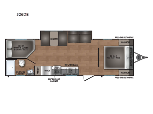 i-5 Edition 526DB Floorplan