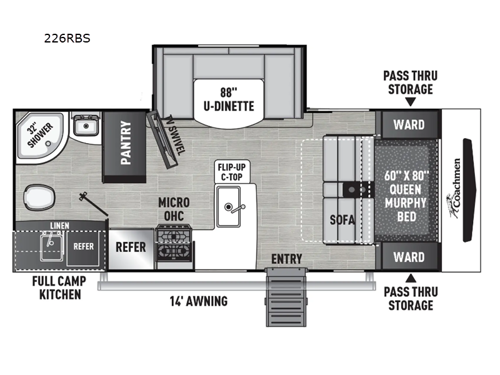 Freedom Express Ultra Lite 22ML Floorplan