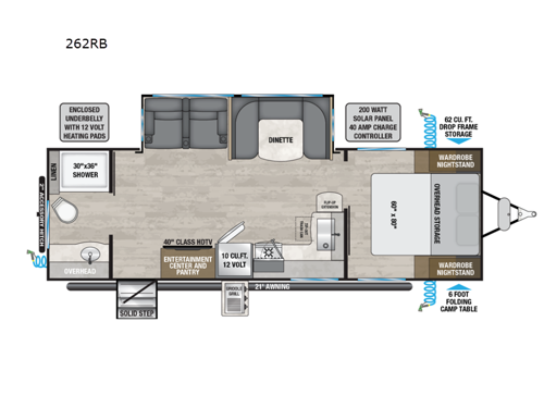 Delta 262RB Floorplan Image