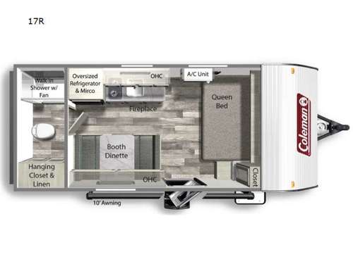Coleman 17R Floorplan