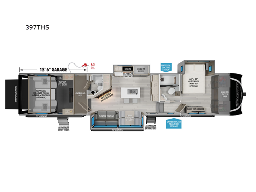 Momentum 397THS Floorplan Image