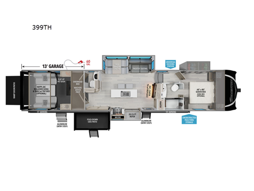 Momentum 399TH Floorplan Image