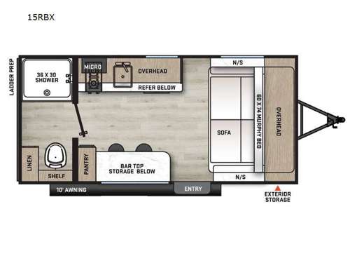 Aurora Light 15RBX Floorplan