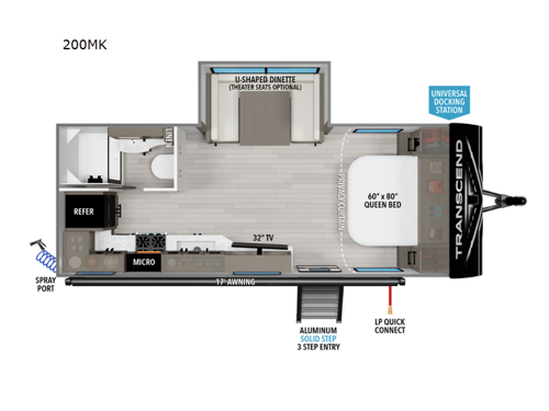 Transcend Xplor 200MK Floorplan