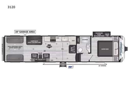 Fuzion Impact Edition 3120 Floorplan Image