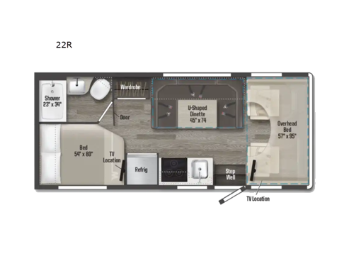 Spirit 22R Floorplan Image