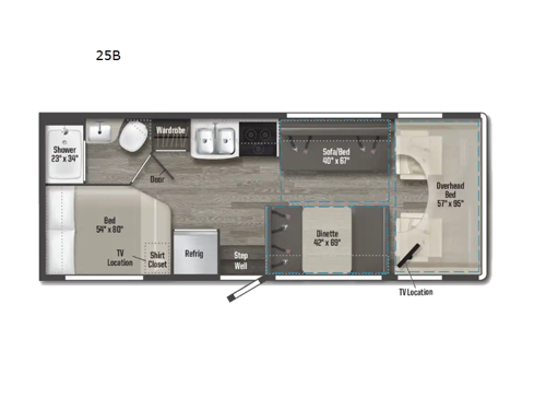 Spirit 25B Floorplan Image