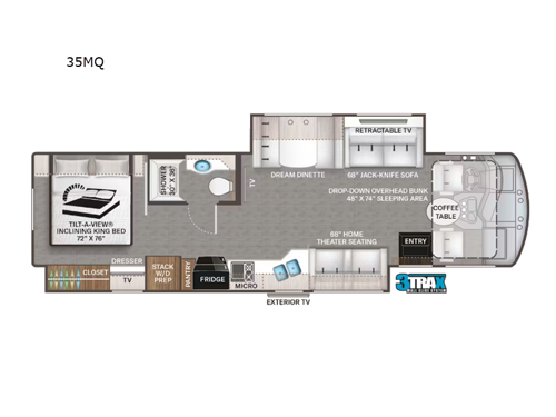 Challenger 35MQ Floorplan Image