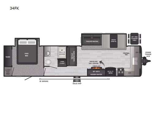 Springdale 34FK Floorplan Image