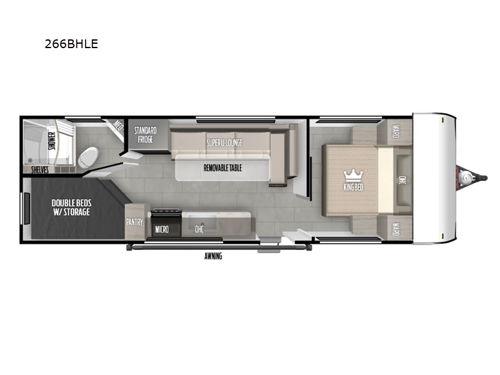Salem FSX 266BHLE Floorplan