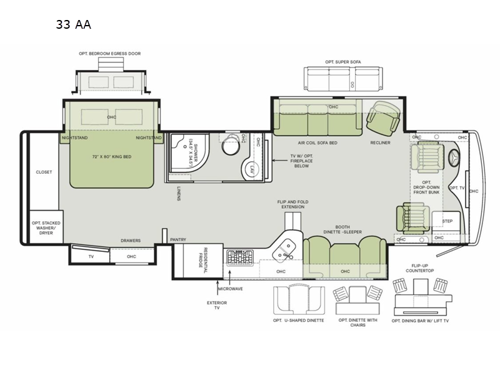 Allegro RED 33 AA Floorplan Image