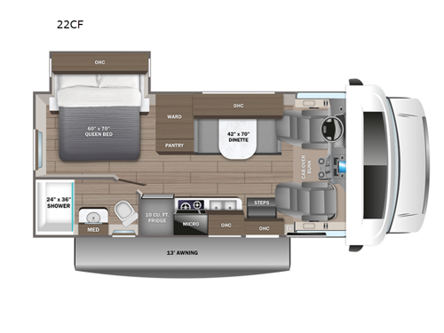 Odyssey SE 22CF Floorplan