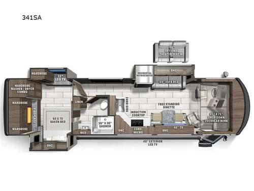 Encore SE 341SA Floorplan Image