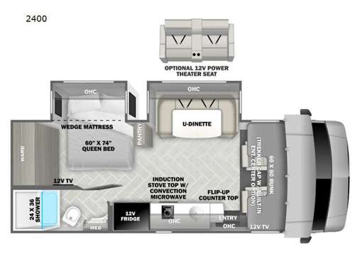 Sunseeker MBS 2400 Floorplan