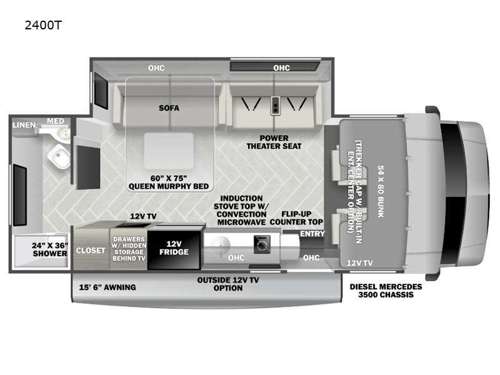 Sunseeker MBS 2400T Floorplan