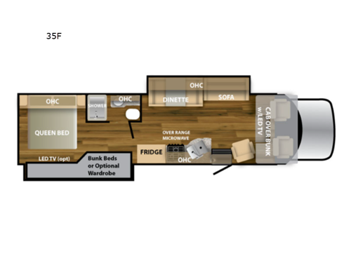 Wraith 35F Floorplan Image