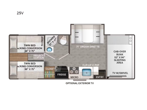 Four Winds 25V Floorplan Image