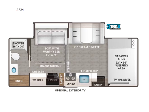 Four Winds 25M Floorplan Image