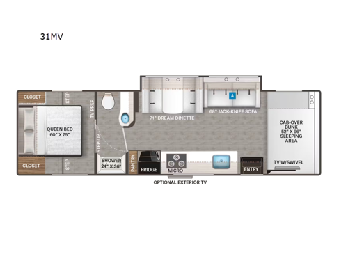 Four Winds 31MV Floorplan