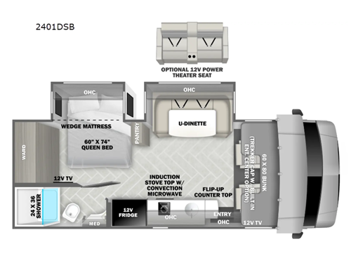 Forester MBS 2401DSB Floorplan