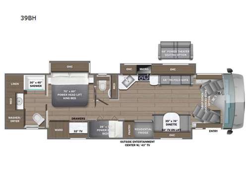 Reatta 39BH Floorplan Image