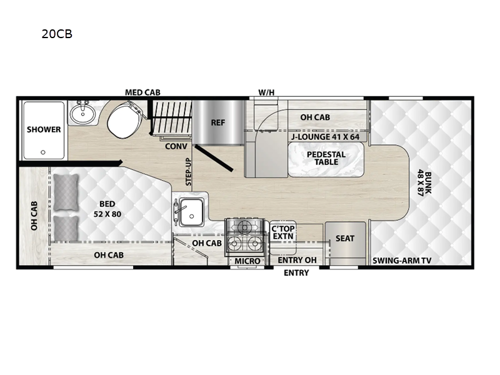 Cross Trail XL 20CB Floorplan Image