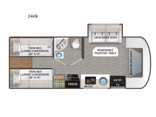 Gemini AWD 24KB Floorplan Image