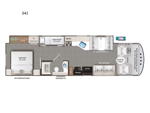 Hurricane 34J Floorplan Image