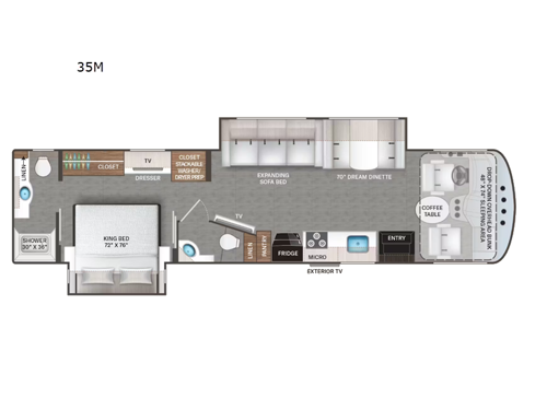 Hurricane 35M Floorplan Image