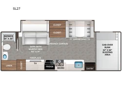 Quantum SE SL27 Ford Floorplan Image