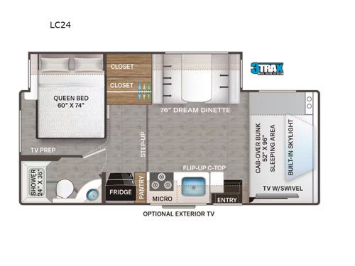 Quantum LC24 Floorplan Image