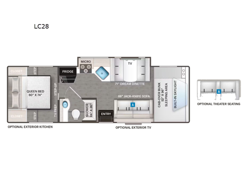 Quantum LC28 Floorplan Image