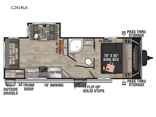Connect C241RLK Floorplan
