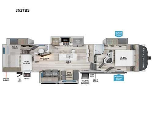 Reflection 362TBS Floorplan Image