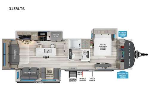 Reflection 315RLTS Floorplan