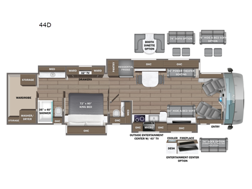 Aspire 44D Floorplan Image